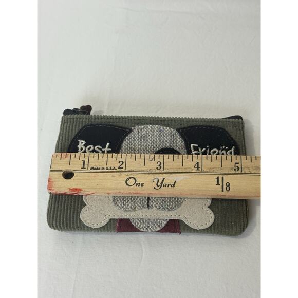 Rolfs Genuine Leather Women’s Coin Purse Dog Design Best Friends - Picture 8 of 9